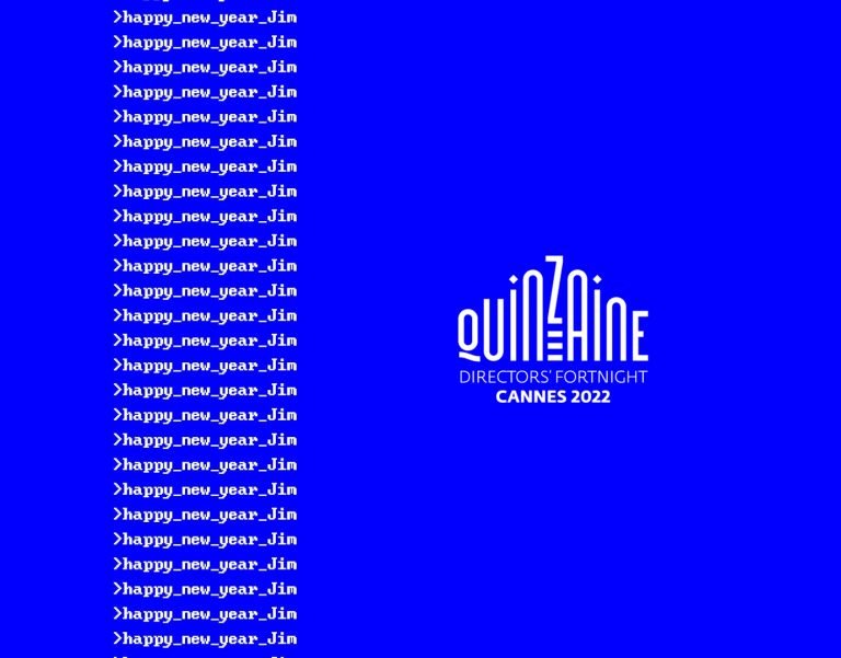 Happy new year, Jim  World Premiere